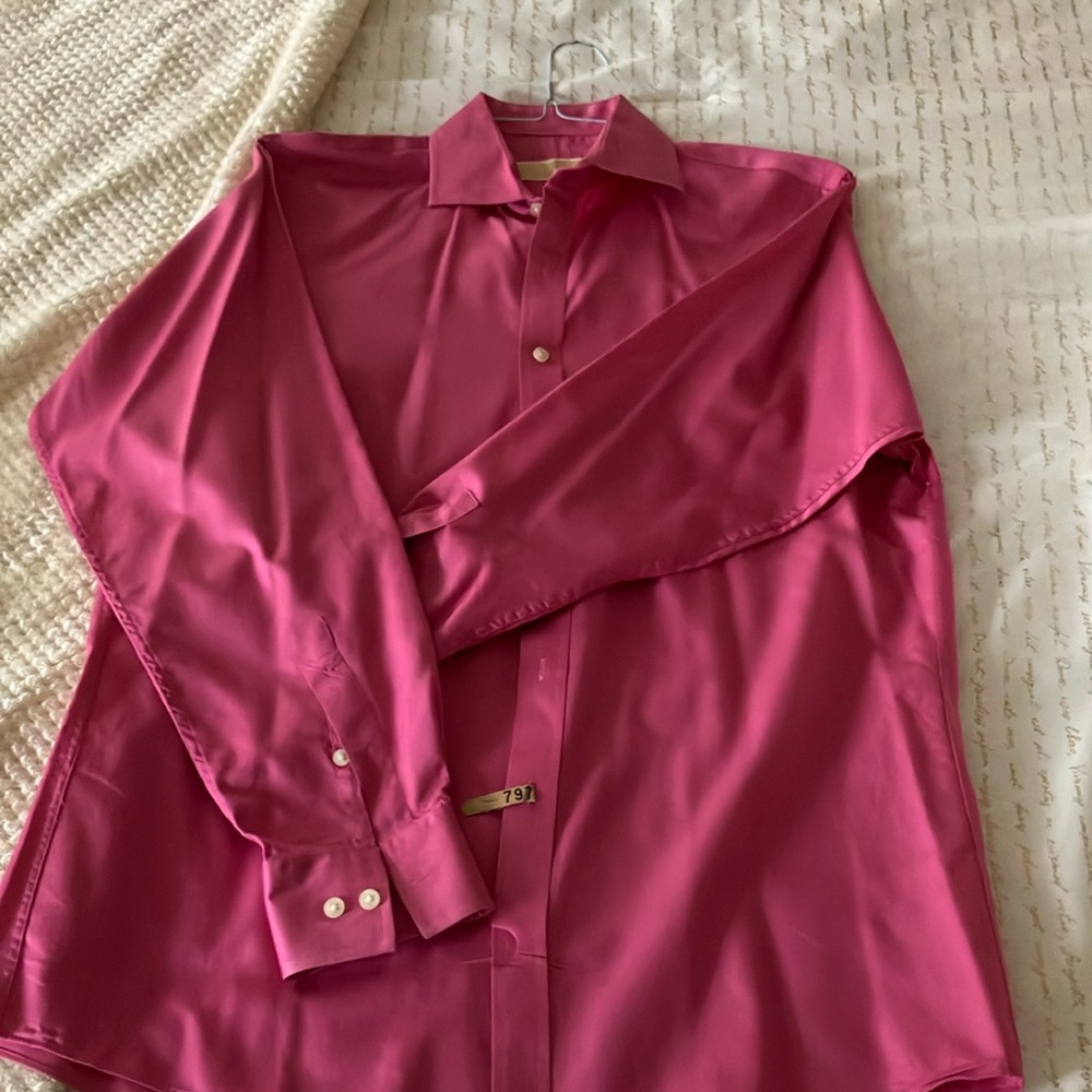 Michael Kors Fuchsia Dress Shirt